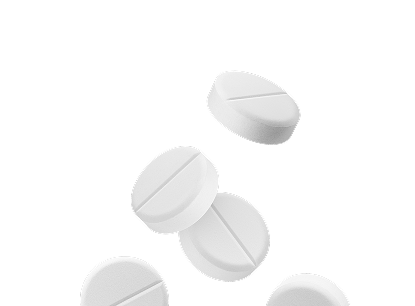 Compresse bianche di farmaco equivalente Mylan Viatris su sfondo blu, simbolo di accessibilità, qualità e sicurezza nei medicinali generici.